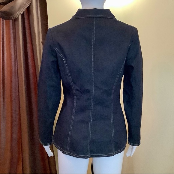LIGHT WEIGHT JEAN BLAZER SIZE 4P - Picture 3 of 6